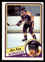 1984 O-Pee-Chee OPC Base Set #84 Jim Fox