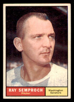 1961 Topps Base Set #174 Ray Semproch