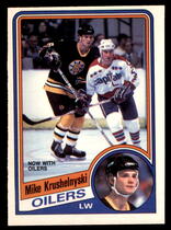 1984 O-Pee-Chee OPC Base Set #248 Mike Krushelnyski