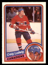 1984 O-Pee-Chee OPC Base Set #265 Craig Ludwig