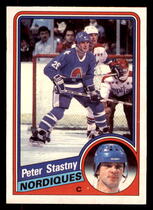 1984 O-Pee-Chee OPC Base Set #293 Peter Stastny