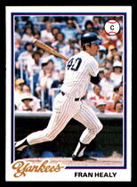 1978 Topps Base Set #582 Fran Healy