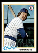 1978 Topps Base Set #397 Greg Gross