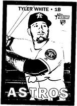 2016 Topps Heritage High Number Black Border #THC-710 Tyler White