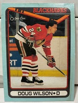 1990 O-Pee-Chee OPC Box Bottoms #N Doug Wilson
