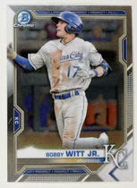 2021 Bowman Chrome Prospects #BCP-1 Bobby Witt Jr.