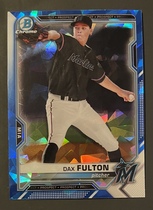 2021 Bowman Chrome Prospects Sapphire Edition #BCP-32 Dax Fulton