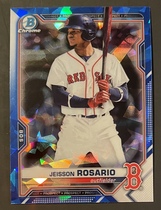 2021 Bowman Chrome Prospects Sapphire Edition #BCP-37 Jeisson Rosario