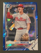 2021 Bowman Chrome Prospects Sapphire Edition #BCP-92 Casey Martin