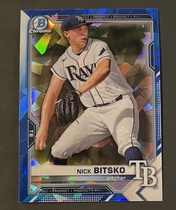 2021 Bowman Chrome Prospects Sapphire Edition #BCP-143 Nick Bitsko