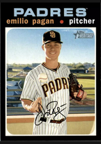 2020 Topps Heritage High Number #545 Emilio Pagan