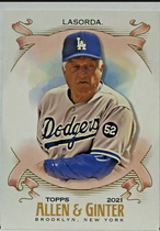 2021 Topps Allen & Ginter #303 Tommy Lasorda