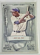 2021 Topps Allen & Ginter Historic Hits #HH-42 Larry Doby