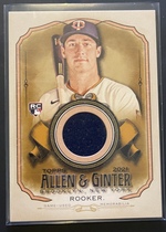 2021 Topps Allen & Ginter Relics #AGA-BR Brent Rooker