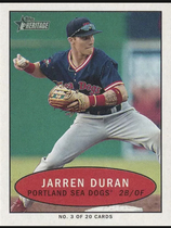 2020 Topps Heritage Minor League 1971 Bazooka Numbered Test #3 Jarren Duran