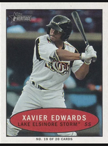 2020 Topps Heritage Minor League 1971 Bazooka Numbered Test #19 Xavier Edwards