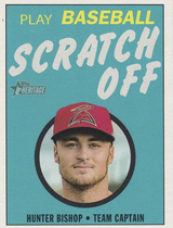 2020 Topps Heritage Minor League 1971 Scratch Off #24 Hunter Bishop