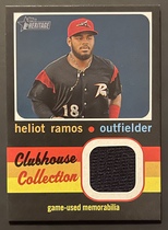 2020 Topps Heritage Minor League Clubhouse Collection Relics #CCR-HR Heliot Ramos