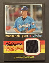 2020 Topps Heritage Minor League Clubhouse Collection Relics #CCR-MG Mackenzie Gore