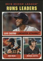 2020 Topps Heritage Minor League #190 Jose Rojas|Luis Castro|Michael Gettys