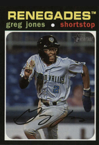 2020 Topps Heritage Minor League #165 Greg Jones