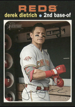 2020 Topps Heritage #6 Derek Dietrich