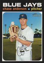 2020 Topps Heritage #384 Chase Anderson