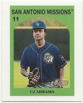 2021 Topps Heritage Minor League 1972 Topps Venezuelan Stamp Cards #72TVS-11 Cj Abrams