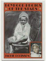2021 Topps Heritage Minor League 1972 Topps Boyhood Photos of the Stars #72TBPS-4 Jackie Robinson