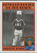 2021 Topps Heritage Minor League 1972 Topps Boyhood Photos of the Stars #72TBPS8 Andruw Jones