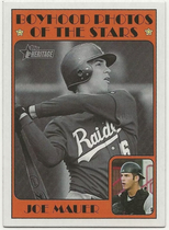 2021 Topps Heritage Minor League 1972 Topps Boyhood Photos of the Stars #72TBPS-10 Joe Mauer