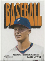 2021 Topps Heritage Minor League 1972 Topps Pack Cover Cards #72TPCC-14 Bobby Witt Jr.