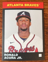 2021 Topps 582 Montgomery Club Lost Topps Design Set 5 #1 Ronald Acuna