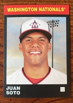 2021 Topps 582 Montgomery Club Lost Topps Design Set 5 #11 Juan Soto