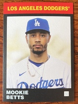 2021 Topps 582 Montgomery Club Lost Topps Design Set 5 #15 Mookie Betts
