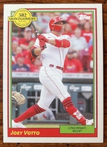 2022 Topps 582 Montgomery Club Lost Topps Design Set 2 #14 Joey Votto