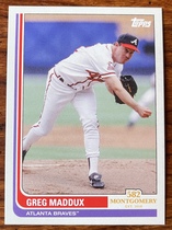 2022 Topps 582 Montgomery Club Lost Topps Design Set 3 #2 Greg Maddux