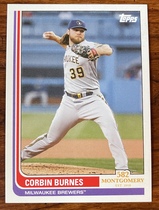 2022 Topps 582 Montgomery Club Lost Topps Design Set 3 #15 Corbin Burnes