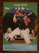 2022 Topps 582 Montgomery Club Lost Topps Design Set 5 #14 Juan Soto