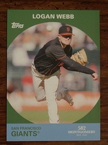 2022 Topps 582 Montgomery Club Lost Topps Design Set 5 #5 Logan Webb