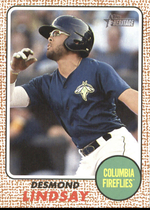 2017 Topps Heritage Minor League #40 Desmond Lindsay