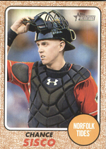 2017 Topps Heritage Minor League #128 Chance Sisco