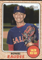 2017 Topps Heritage Minor League #144 Roniel Raudes