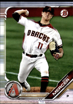 2019 Bowman Draft #BD-55 Matt Mercer