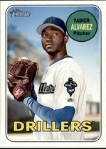 2018 Topps Heritage Minor League #24 Yadier Alvarez