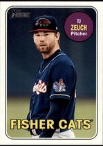 2018 Topps Heritage Minor League #139 Tj Zeuch