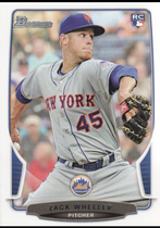 2013 Bowman Draft #20 Zack Wheeler