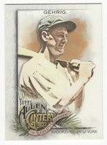 2022 Topps Allen & Ginter #26 Lou Gehrig