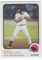 2022 Topps Heritage Minor League #36 Alex Binelas