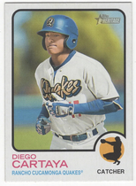 2022 Topps Heritage Minor League #74 Diego Cartaya